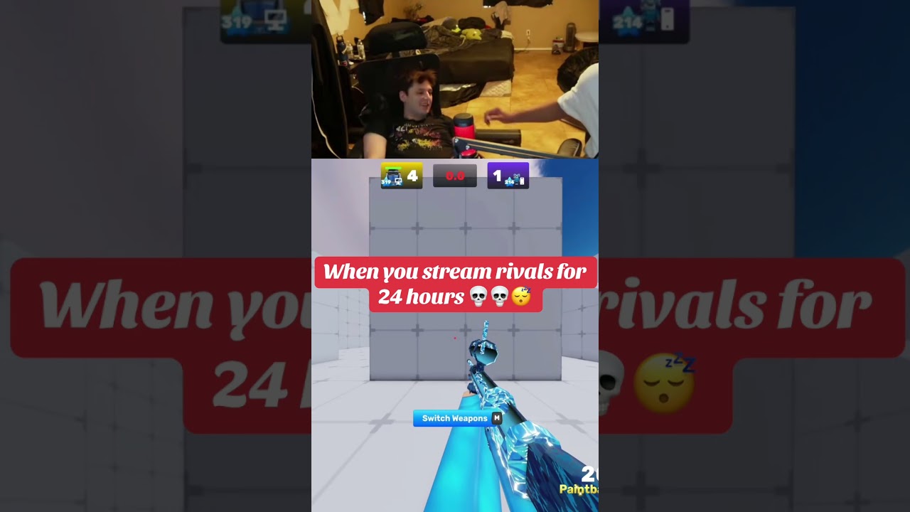 24-часовая прямая трансляция пошла не так💀💀 #roblox #robloxfunny #rivals #robloxrivals #robloxshorts