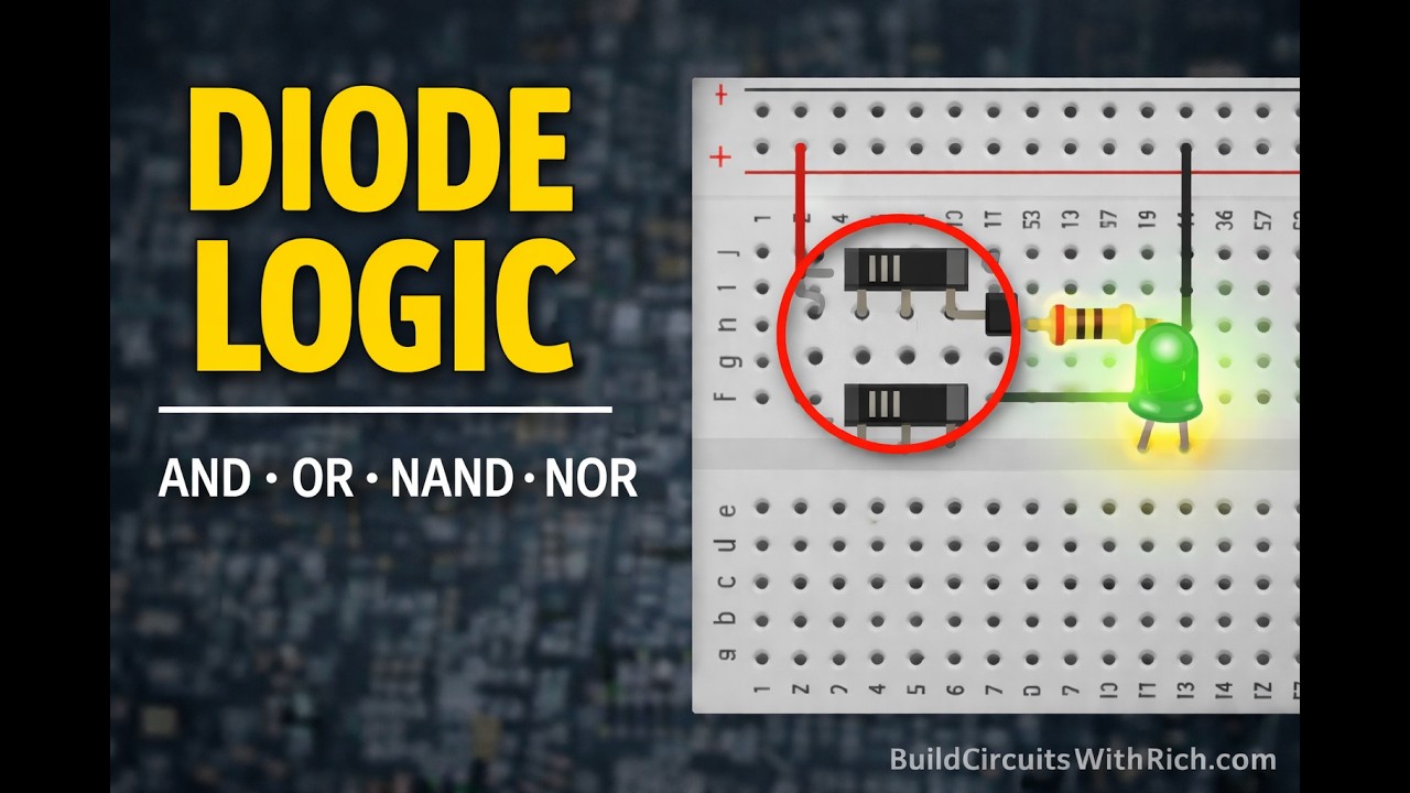 Diode Logic Explained – Build AND, OR, NOR and NAND Gates