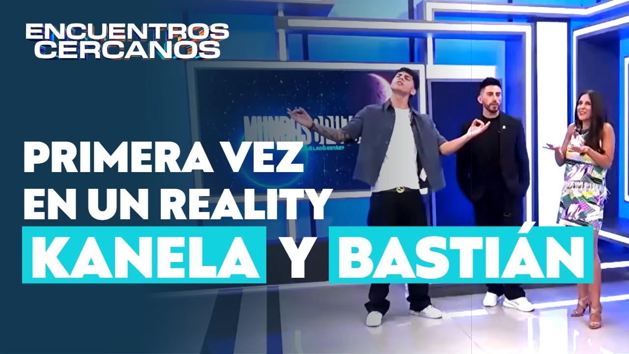 Kanela y Bastián responden preguntas del público en Encuentros Cercanos