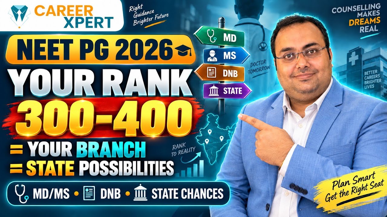 NEET PG 2026: 300&ndash;400 Marks? Check Expected Branch, State & College Options  #neetpg2026