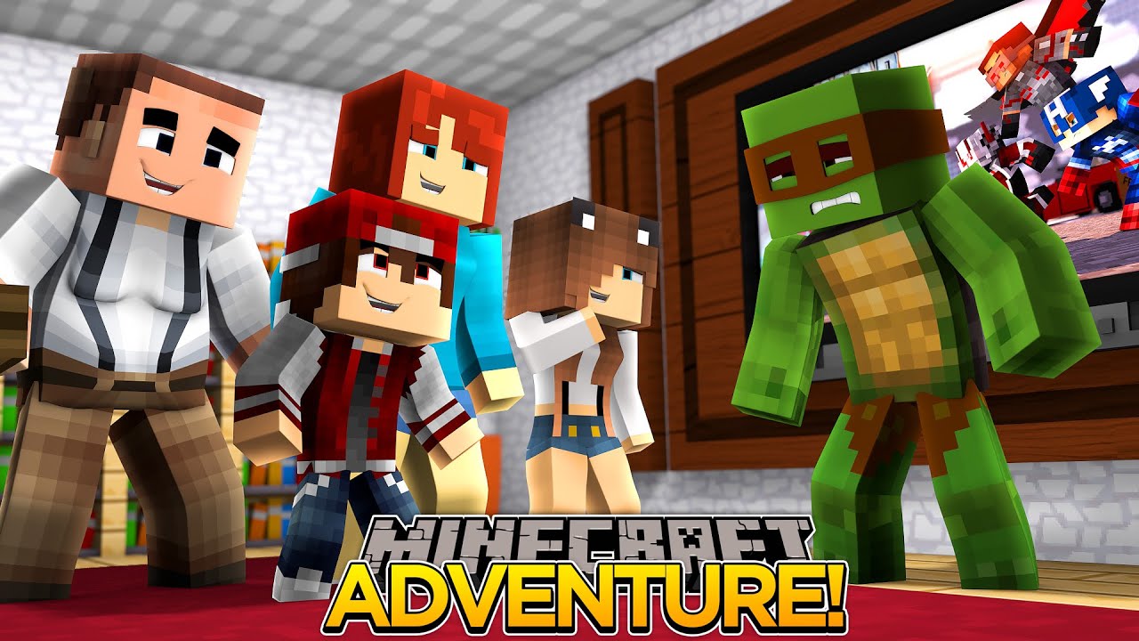 Minecraft Adventure - TINY TURTLE IS ADOPTED AND HAS A NEW FAMILY?