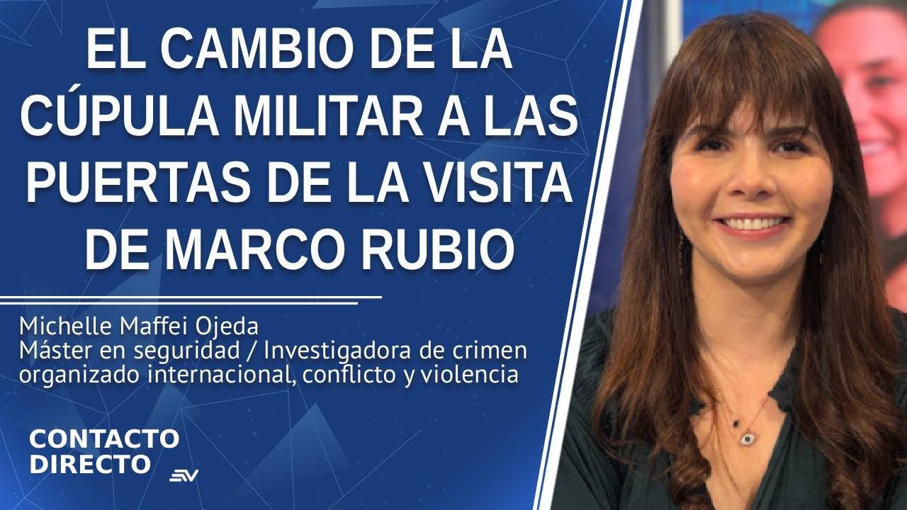 Entrevista con Michelle Maffei Ojeda - Máster en seguridad | Contacto Directo | Ecuavisa
