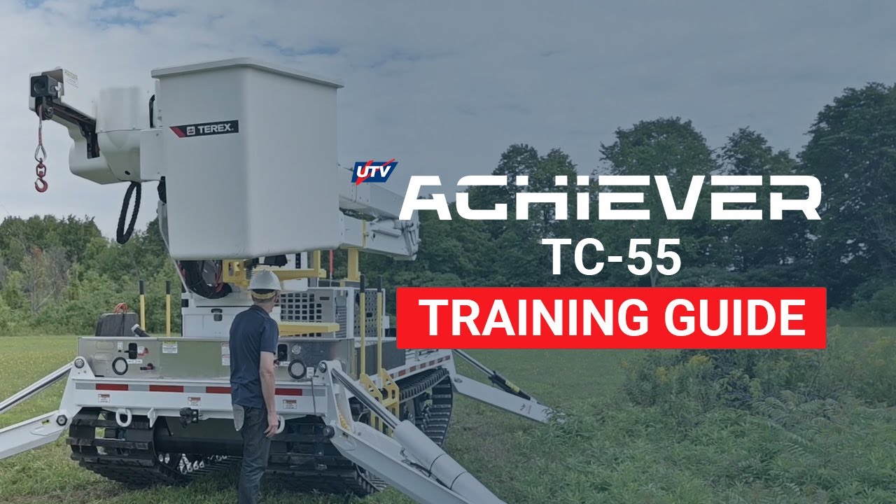How to Operate the Achiever TC-55 | Training Guide | 58 ft Tracked Terex Aerial Carrier