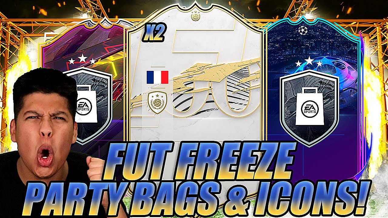 FUT FREEZE PARTY BAGS X4!! | HUGE FRENCH ICON! | 200K+ PARTY BAG PLAYER! | FIFA 21 ULTIMATE TEAM