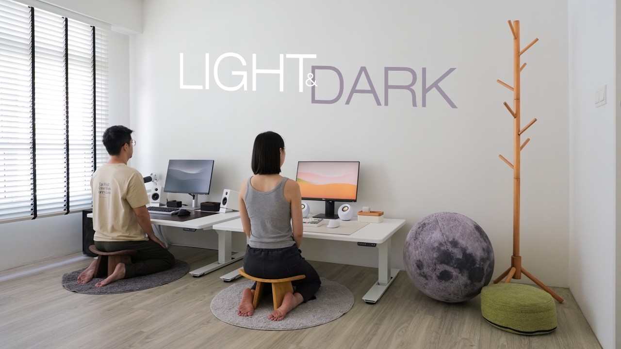 The Perfect Minimal Floor-to-Standing Desk Setup (Tour)