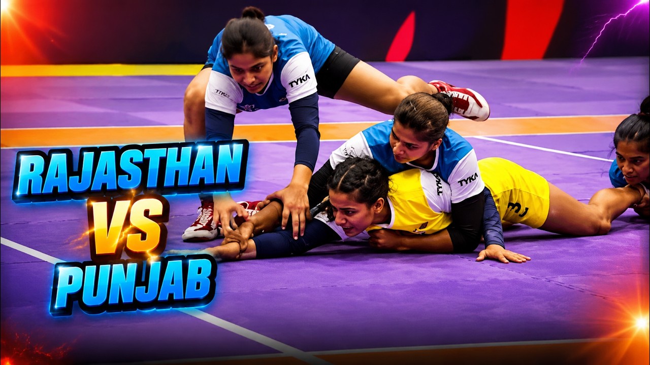 Rajasthan vs Punjab Girl's Kabaddi Match Full Highlights | Khelo India Youth Games 2021 Highlights