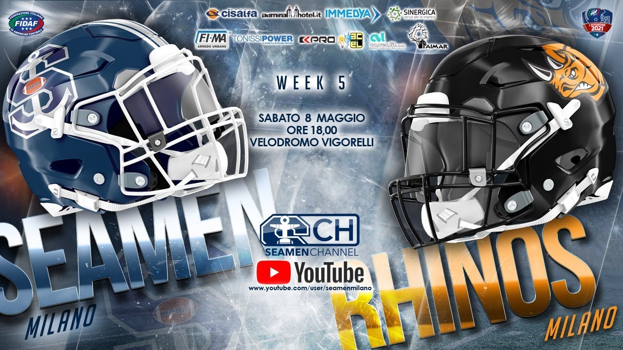 Seamen Milano vs Rhinos Milano