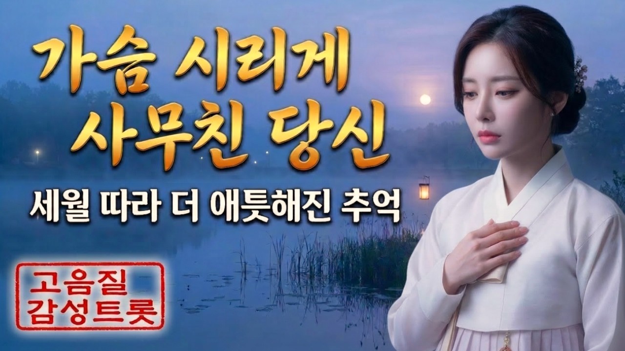 찬 바람 부는 밤, 누군가 미치도록 그리워질 때 듣는 눈물의 트로트 🎧 명품 사운드 연속재생 (구독/좋아요👍)