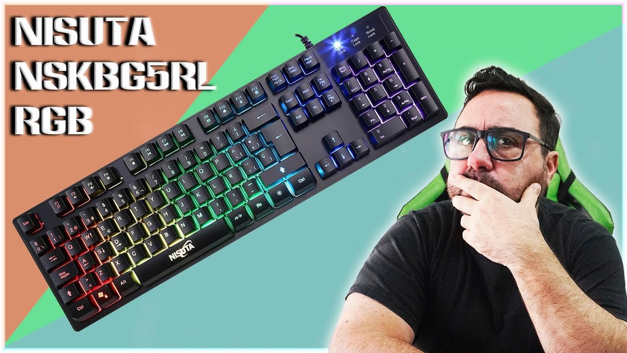Teclado gaming Nisuta NSKBG5RL RGB