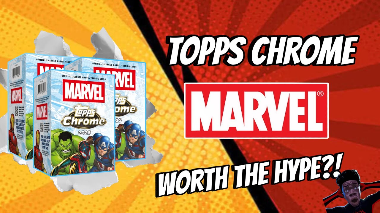 I OPENED TOPPS CHROME MARVEL AND THEY WERE…🔥🔥| 2025 TOPPS Chrome Marvel Blaster box opening x3