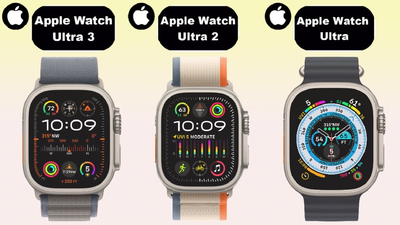 Apple Watch Ultra 3 vs Ultra 2 vs Ultra – Ultimate Comparison!