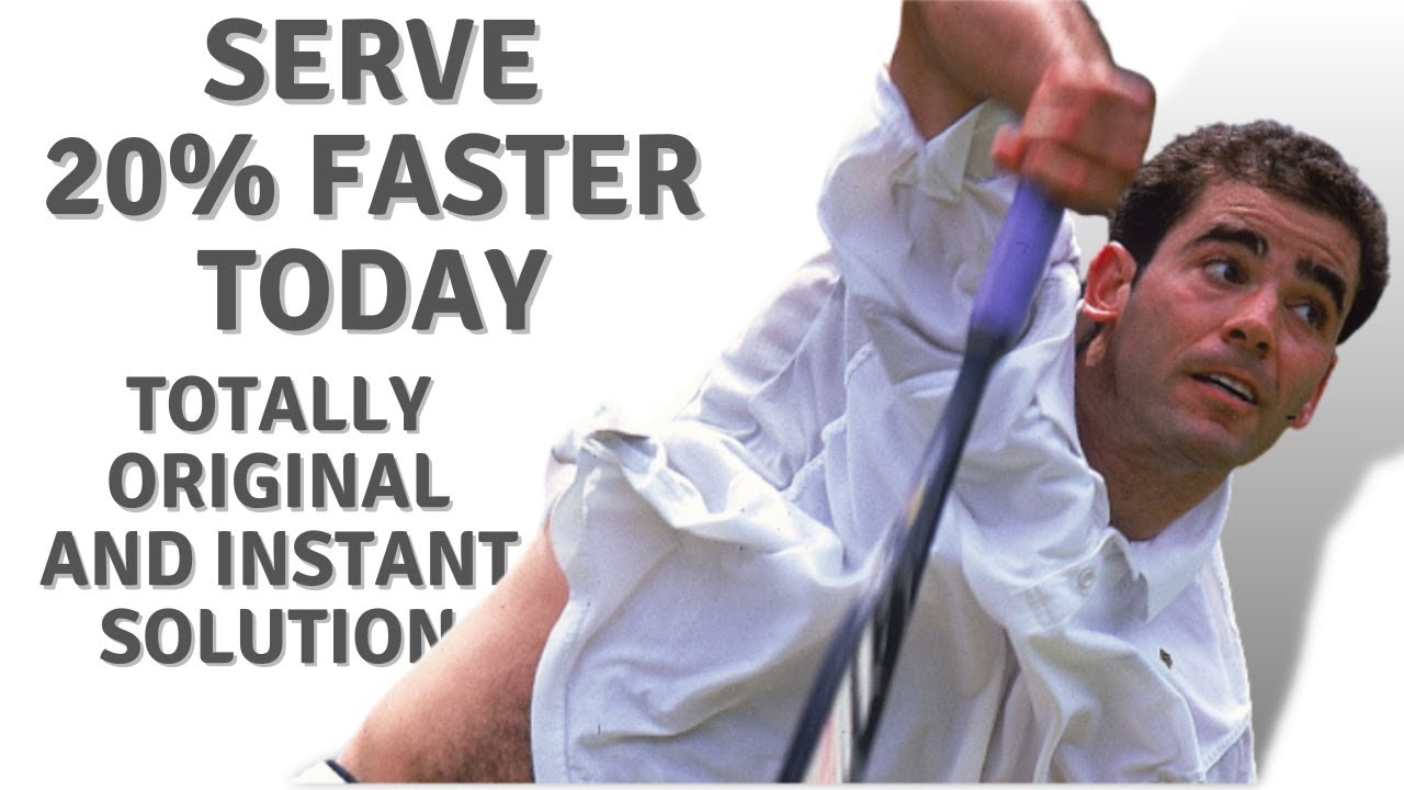 How to hit a perfect, pure flat service.  Get more power today!