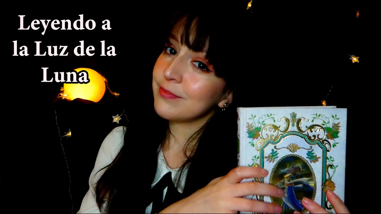 ⭐ASMR Leyendo un Libro a la Luz de la Luna (Español, Soft Spoken)
