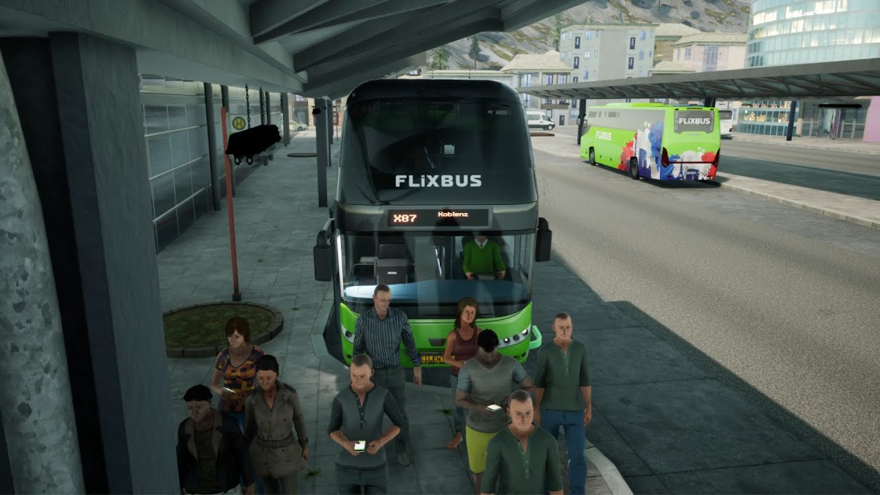 Fernbus | Leverkusen to Koblenz | Neoplan Skyliner | Radeon RX 9060 XT UWQHD