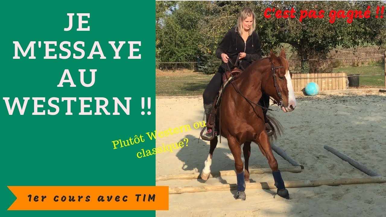 [CHEVAL] Cours équitation Western pour débutant