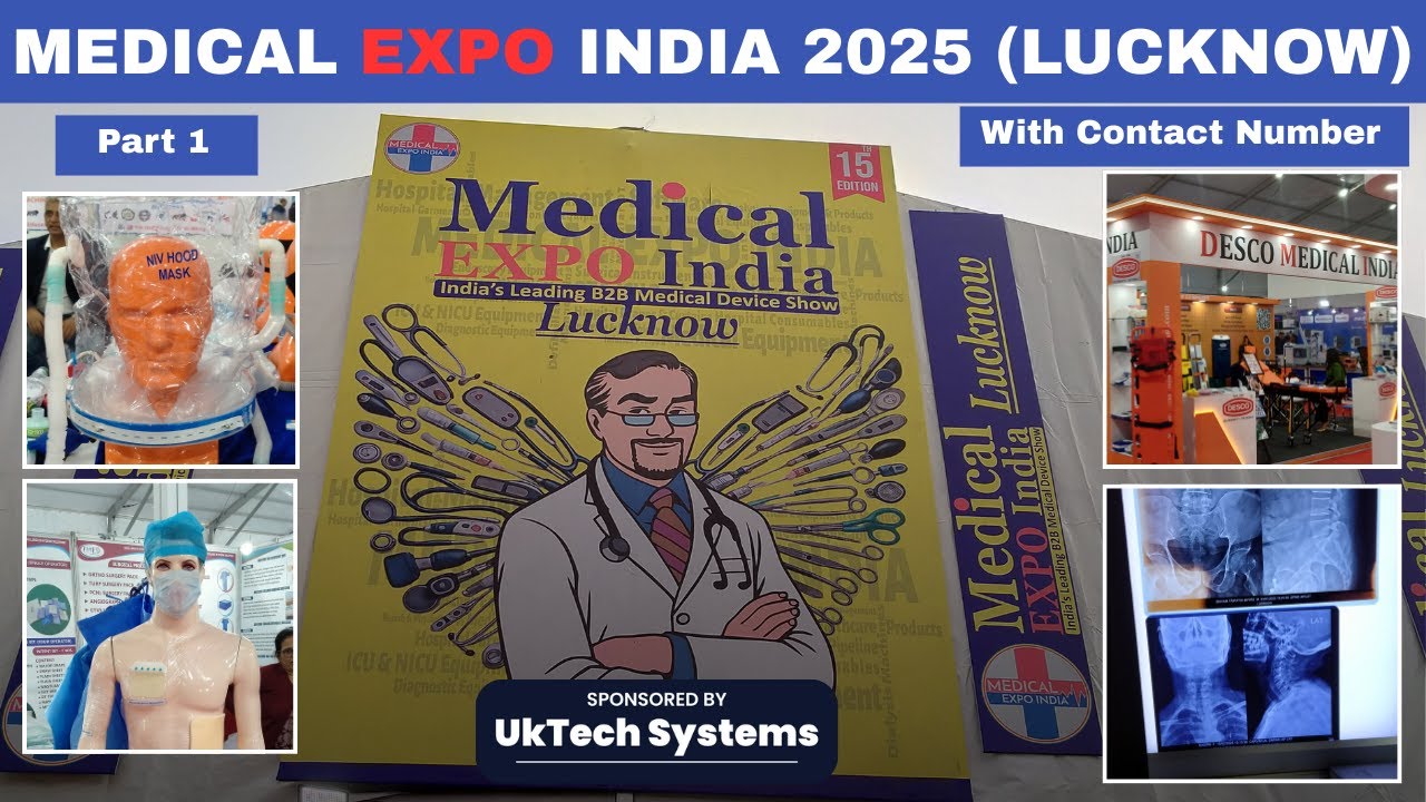 Medical Exhibition Lucknow 2025 | Day 1 Full Tour 🏥 | Latest Medical Products & Companies