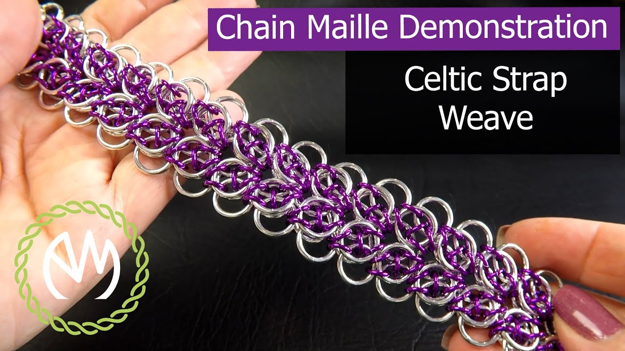 Chain Maille Tutorial - Celtic Strap Weave Redo