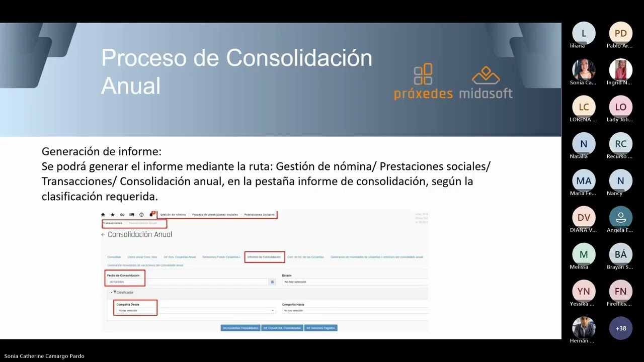Jueves de Webinar: Cierre de consolidados y generacion de intereses a las cesantias