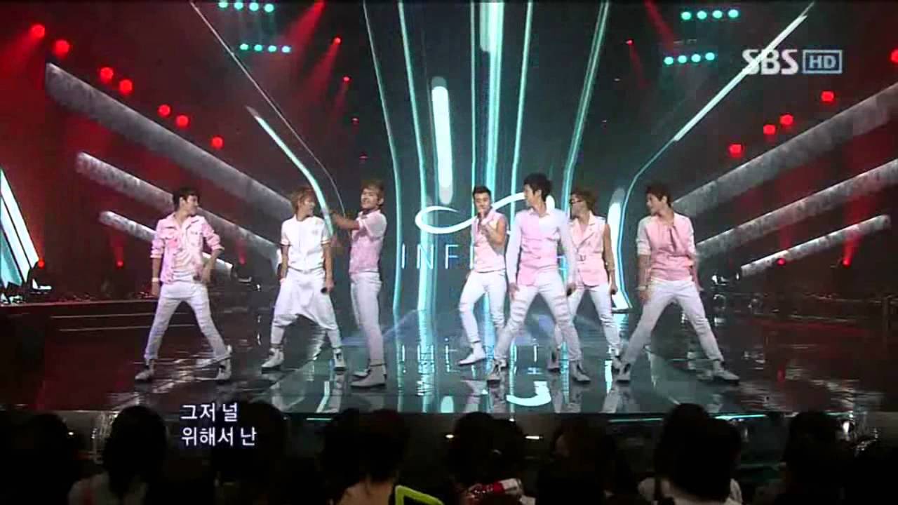 INFINITE - Она вернулась (Infinite - Она вернулась) @ SBS Inkigayo Популярная песня 100808