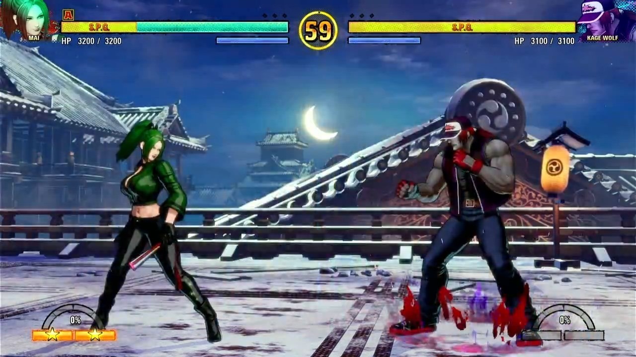 MAI VS KAGE WOLF - FATAL FURY COTW