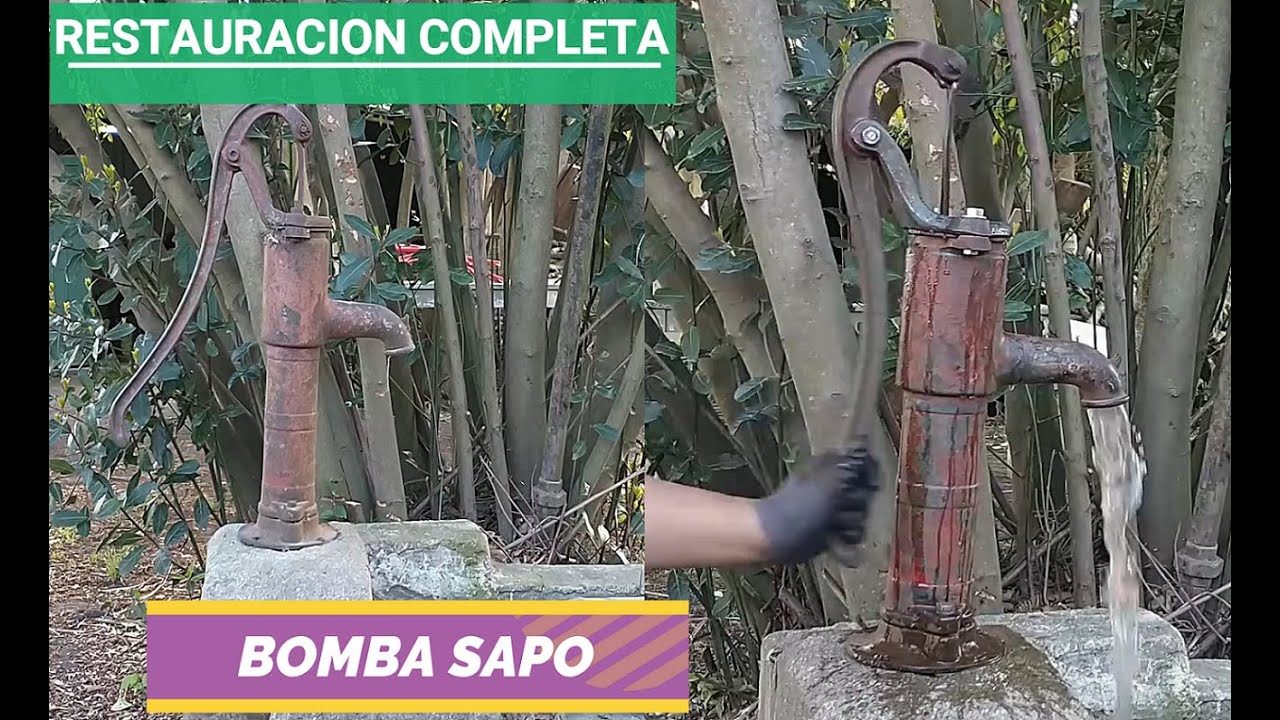 Restauración de BOMBA MANUAL Paso a Paso