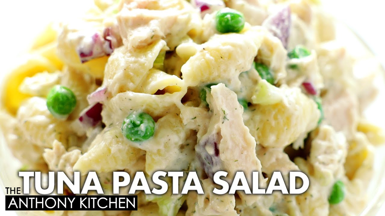 Best TUNA PASTA SALAD Ever ➡️ With NEXT-LEVEL 2-Minute DILL DRESSING!!!