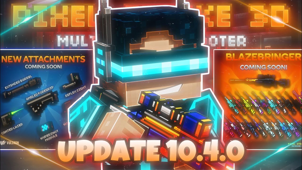 PIXEL STRIKE 3D UPDATE 10.4.0 IS LIT??? ( new attachments, weapons, equipment ) ( Xbox )