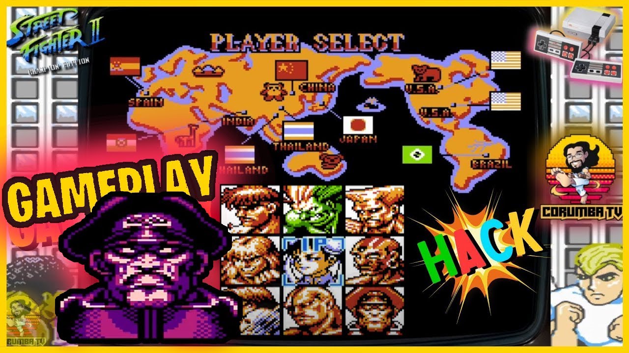 Street Fighter II Champion Edition DELUXE   BISON Dictator  GamePlay #NES ストリートファイターII  #ハック #sf2ce