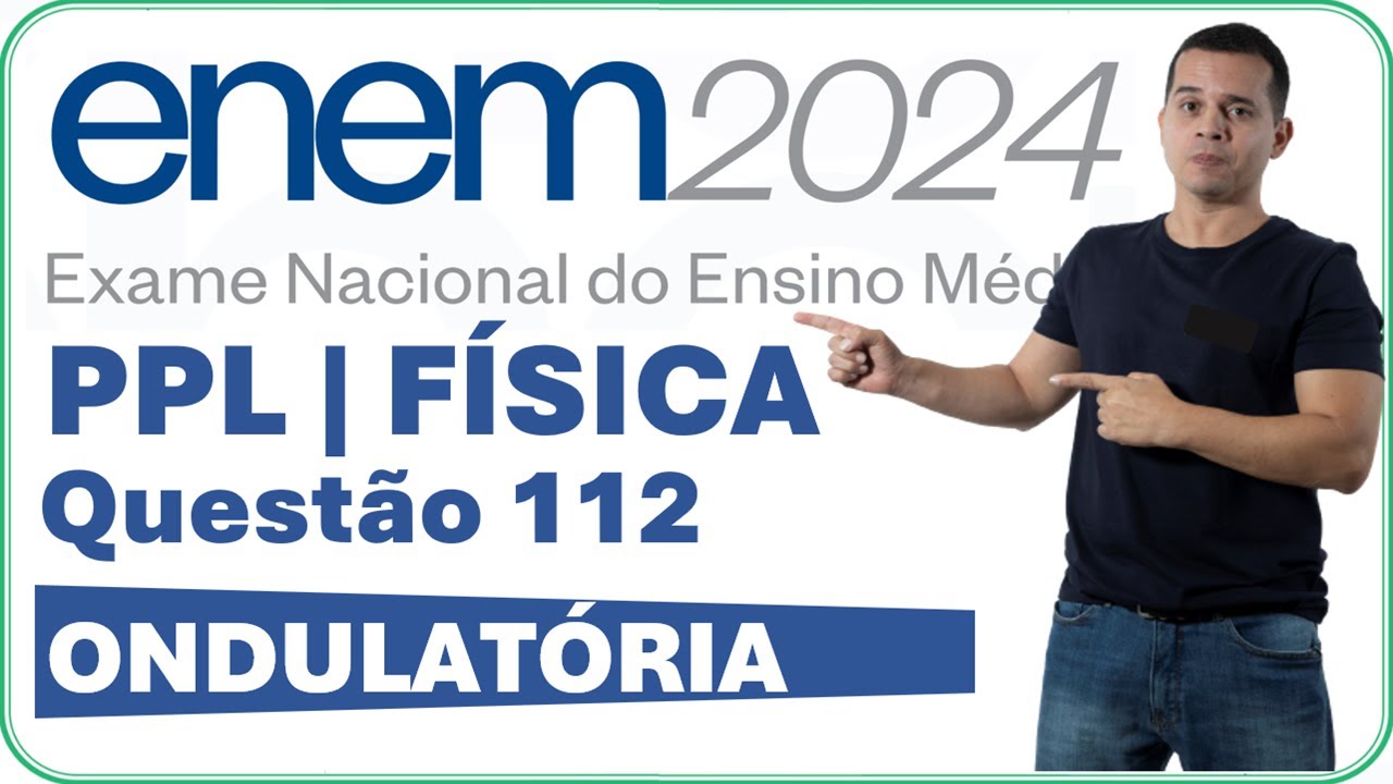 ENEM 2024 | QUEST&Atilde;O 112 | UM CRON&Ocirc;METRO ELETR&Ocirc;NICO DE PRECIS&Atilde;O IMPORTADO &Eacute; UTILIZADO