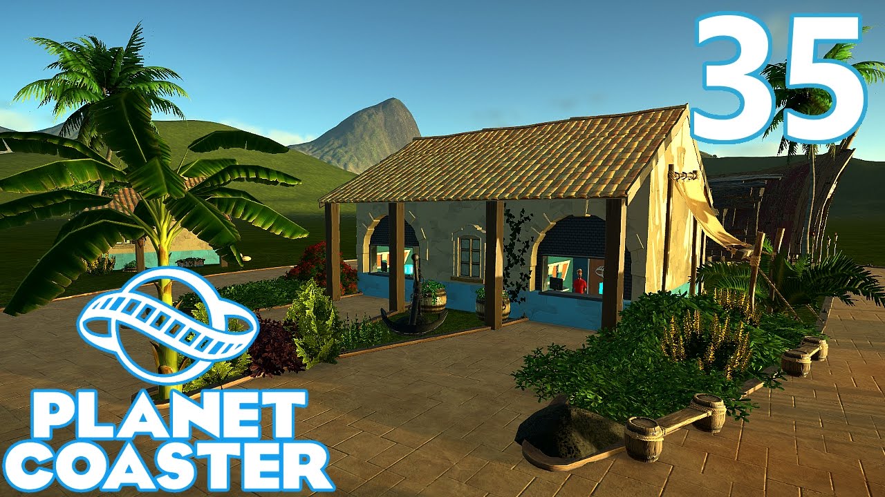 Planet Coaster ALPHA - Part 35 - More Scenery Work