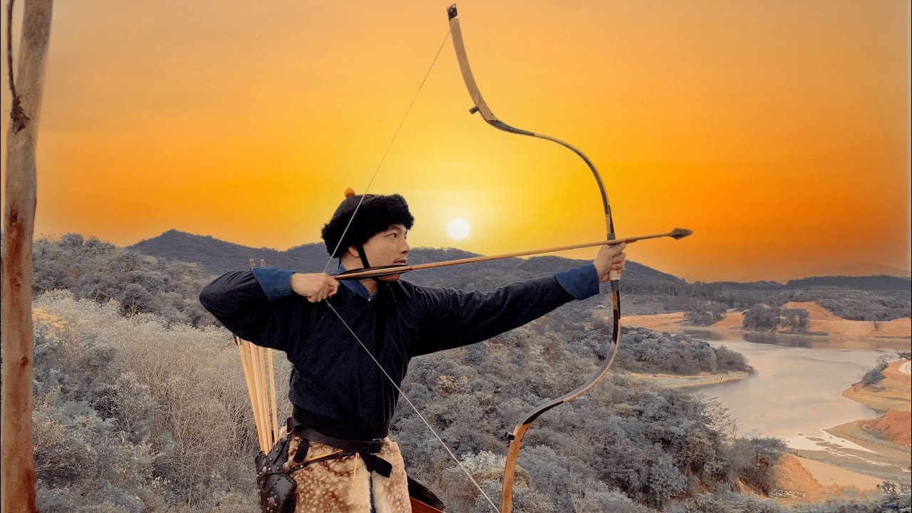 bad shooting 17（liangzhi manchu bow 32inch 80lb 31.5inch 78lb） happy Chinese new year everyone！