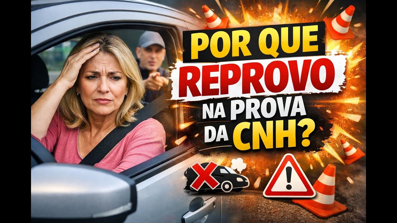POR QUE CONTINUO REPROVANDO NA CNH?
