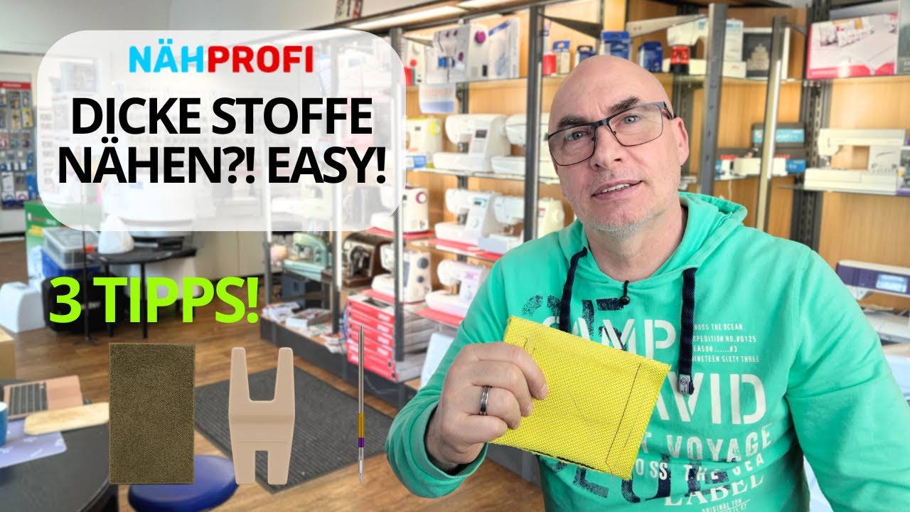 Dicke Stoffe nähen? Diese 3 Tipps helfen garantiert! 🧵🫱🏼‍🫲🏽