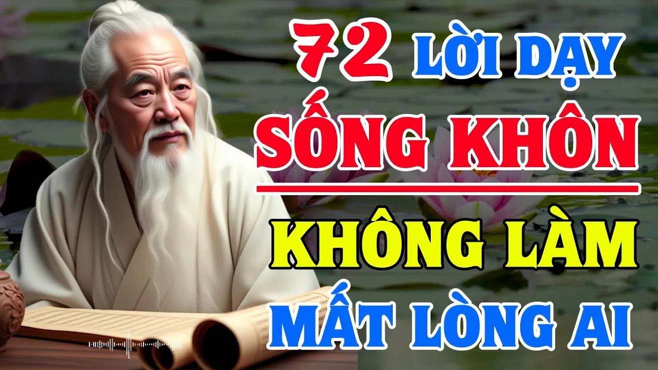 72 Lời Dạy Cổ Nhân    NGƯỜI SỐNG KHÔN   Không Bao Giờ Làm Mất Lòng Ai   Triết Lý Sống An Nhiên