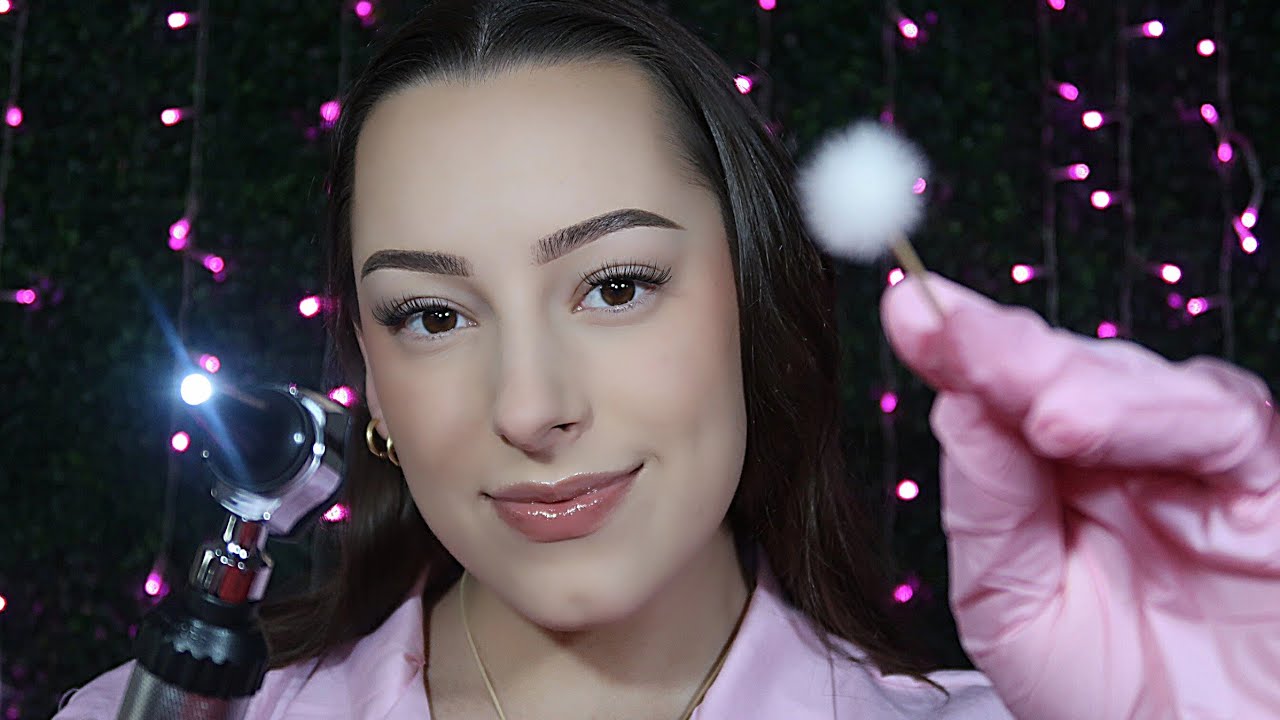 ASMR Compliation EAR exam, EYE exam,  and HEARING exam