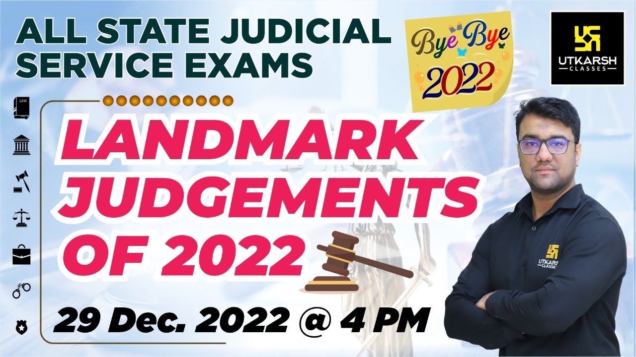 Most important judgments of 2022 | Supreme Court Judgments of 2022 | Legal Update | By Hassib Sir