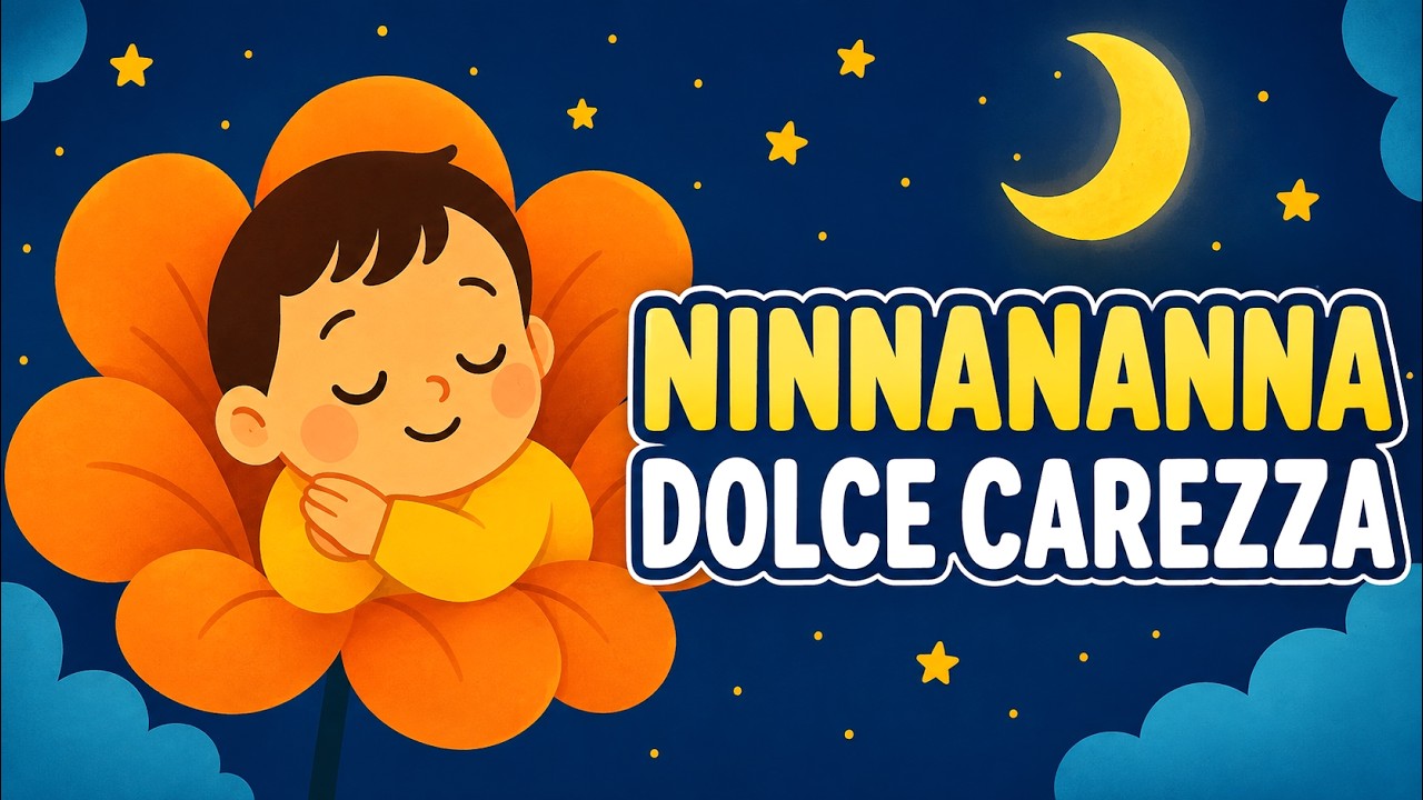 Ninna Nanna Dolce Carezza 🌙 Canzone della Buonanotte per Bambini | HappyBus Kids