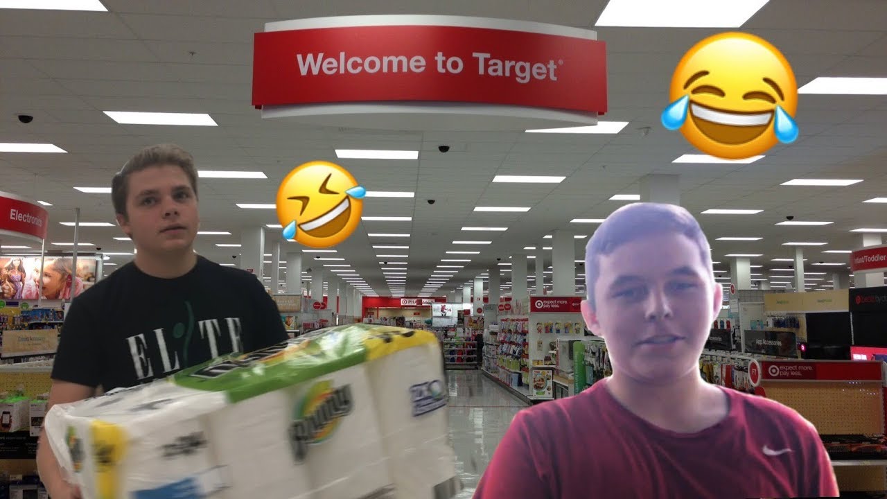 Random Shenanigans in Target (Toilet paper fort) and more!