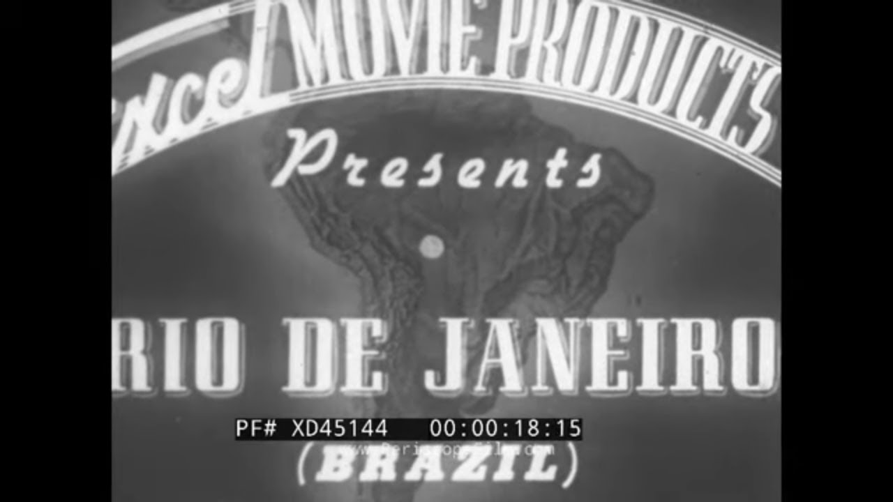RIO DE JANEIRO BRAZIL  1930s TRAVEL FILM  (SILENT)   SUGARLOAF MOUNTAIN   COPACABANA BEACH XD45144