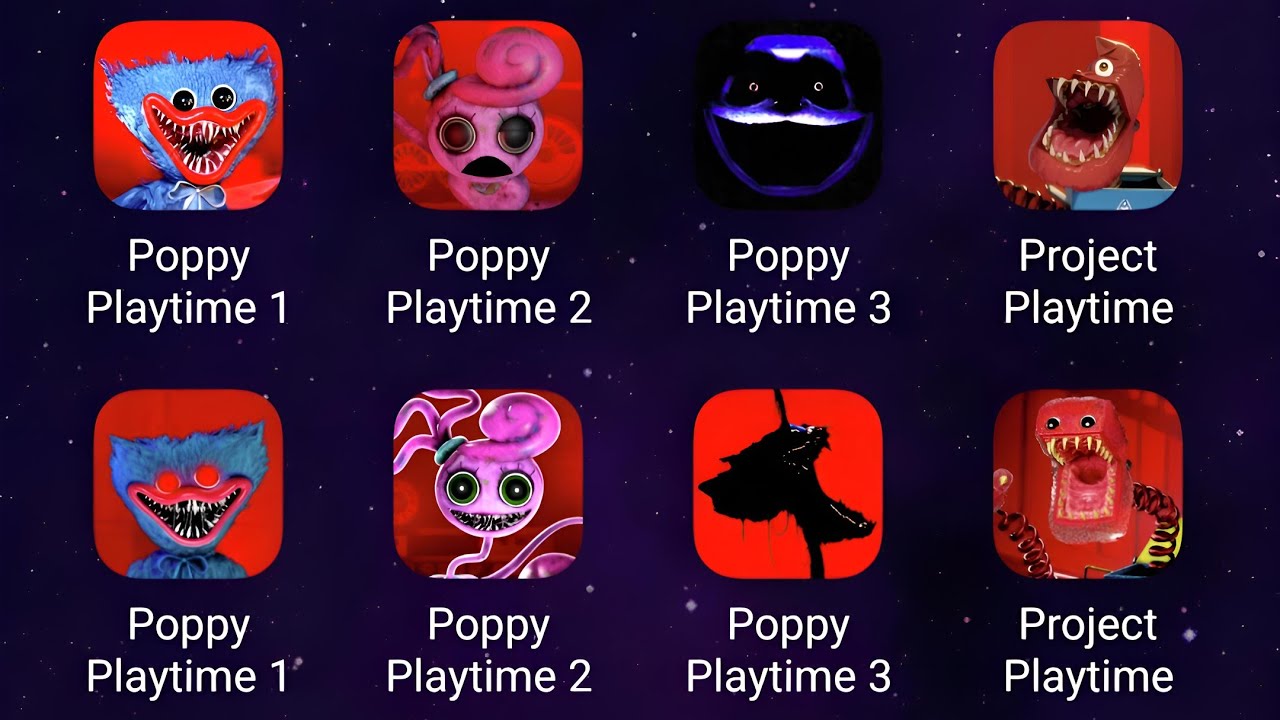 Poppy Playtime Chapter 1 VS Poppy Playtime Chapter 2 VS Poppy Playtime Chapter3 VS ProjectPlaytime33