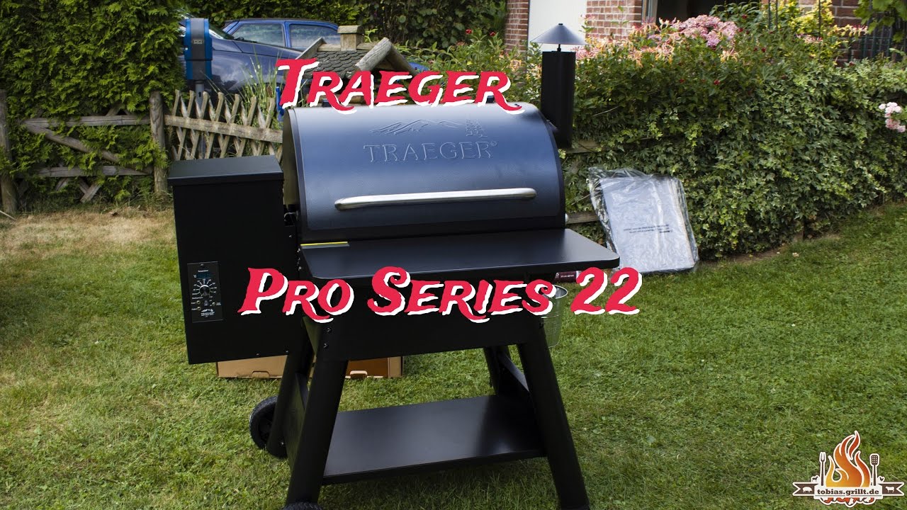 Traeger Pro Series 22 unboxing BBQ Pellet Smoker Grill --  tobias.grillt.de