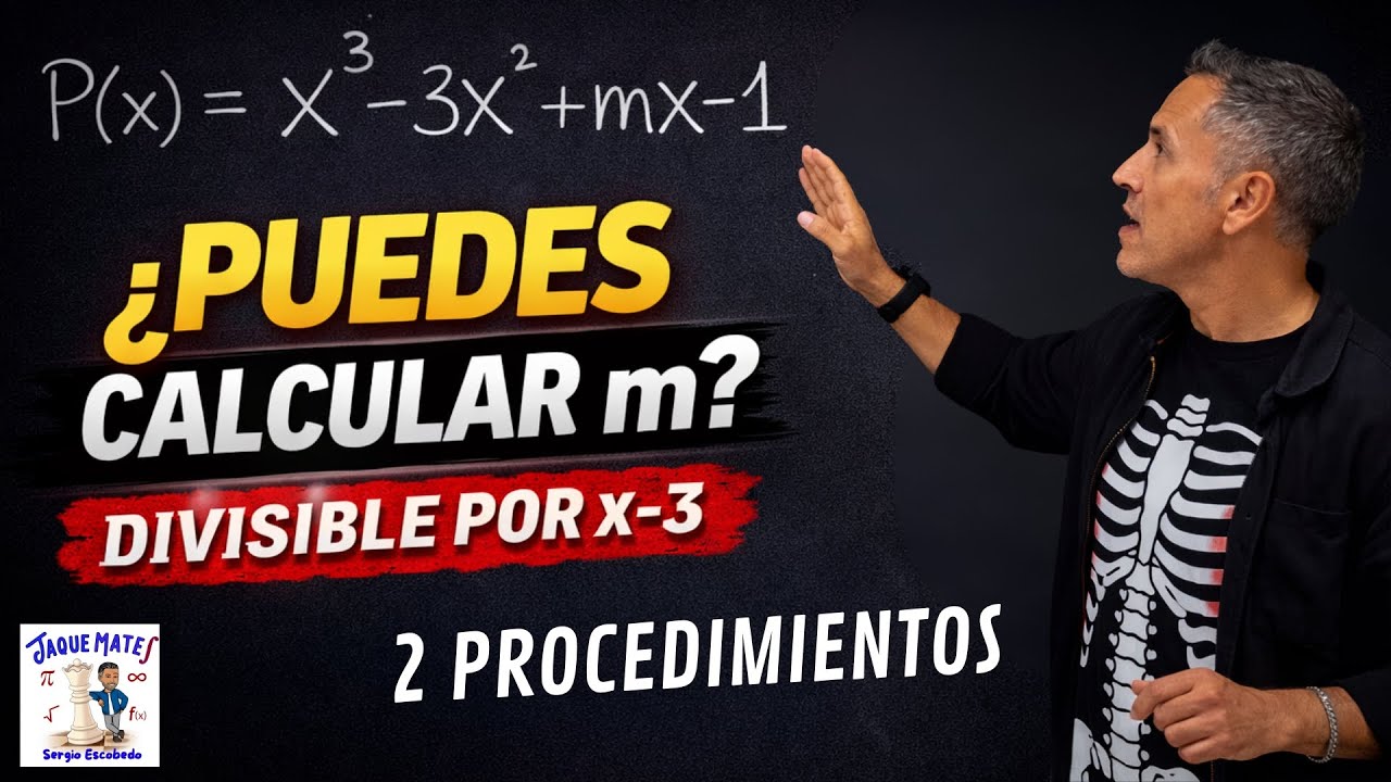 Calcula el parámetro m en un polinomio | Divisibilidad | Bachillerato 