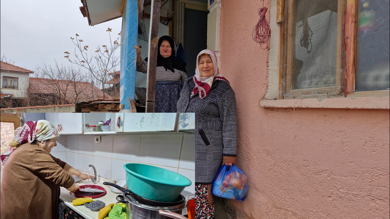 BÜYÜKLERİMİZİ ZİYARET HATİCE HANIM TEMİZLİK YAPIYOR