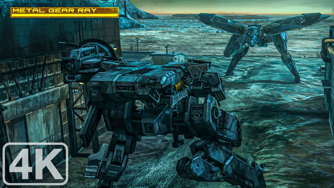 Metal Gear Rex Vs Metal Gear Ray｜Metal Gear Solid 4｜4K|60