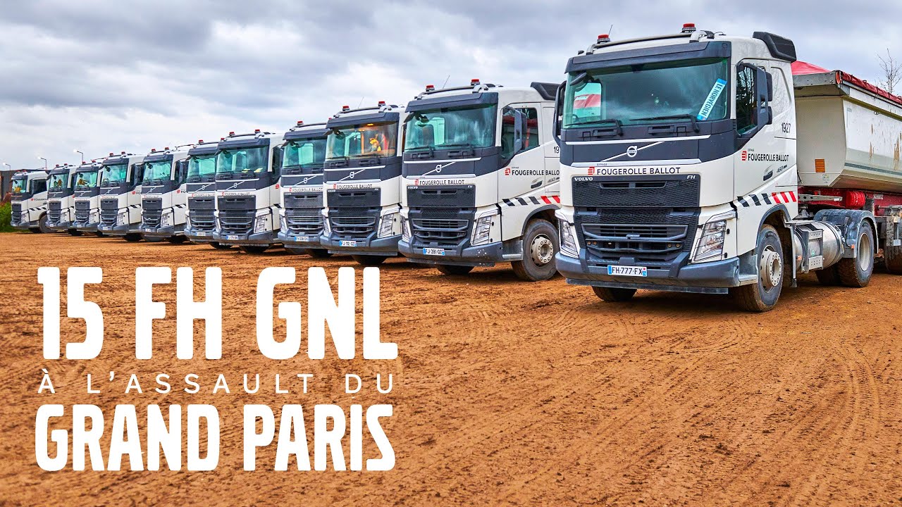 Volvo Trucks France - 15 Volvo FH GNL pour Eiffage