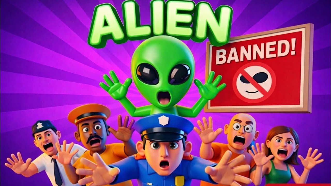 ALIEN BANNER FUNNY GAME PLAY SHOCKING CITY NIGHT SURPRISE👽 #viral #shorts #shortsfeed #youtube