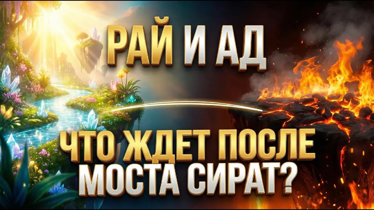 Что ждет верующих ПОСЛЕ прохождения моста Сират? ⚖️ Рай и Ад: вся правда.