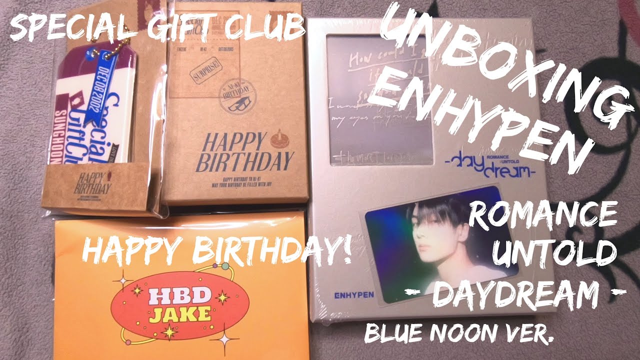 распаковка ENHYPEN - Romance : Untold - DAYDREAM -  | Special Gift Club | k-pop unboxing | kpop