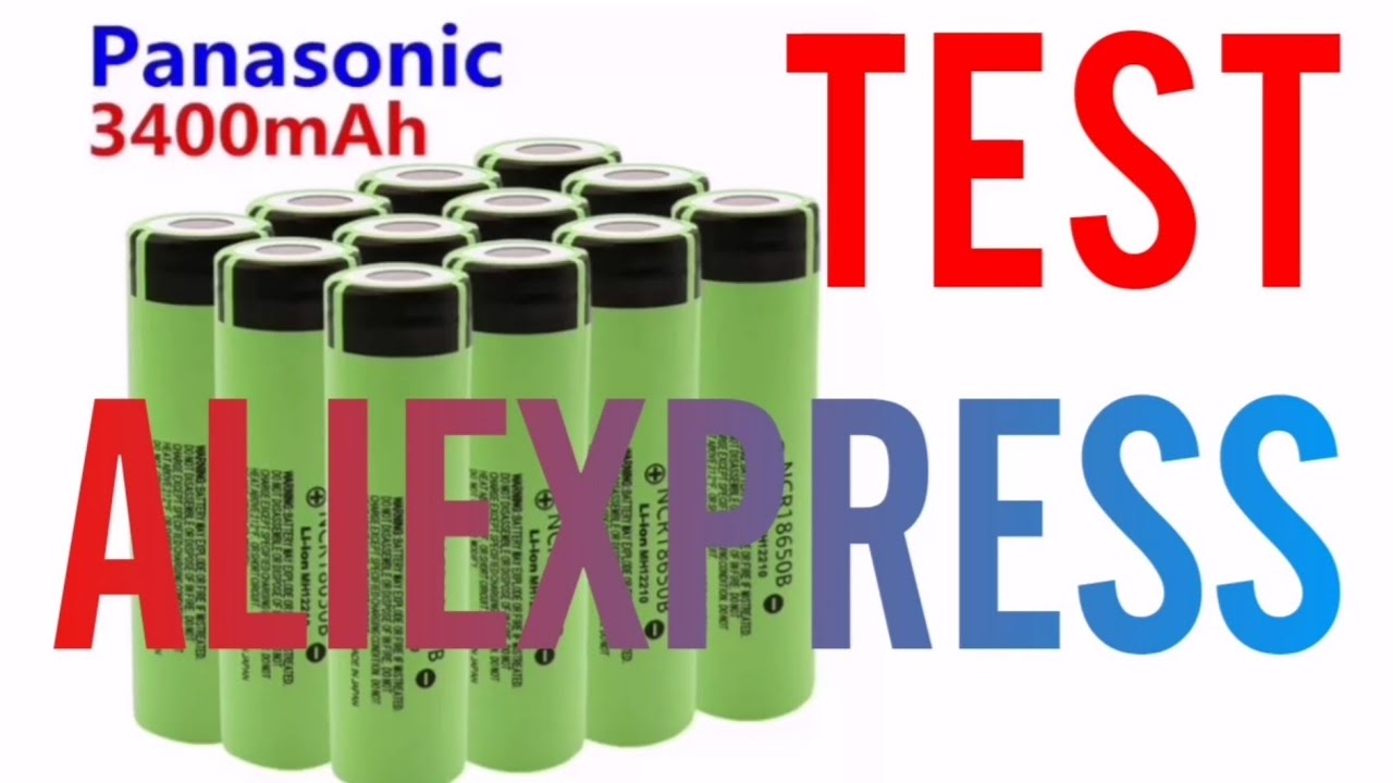CELDAS 18650 PANASONIC DE ALIEXPRESS