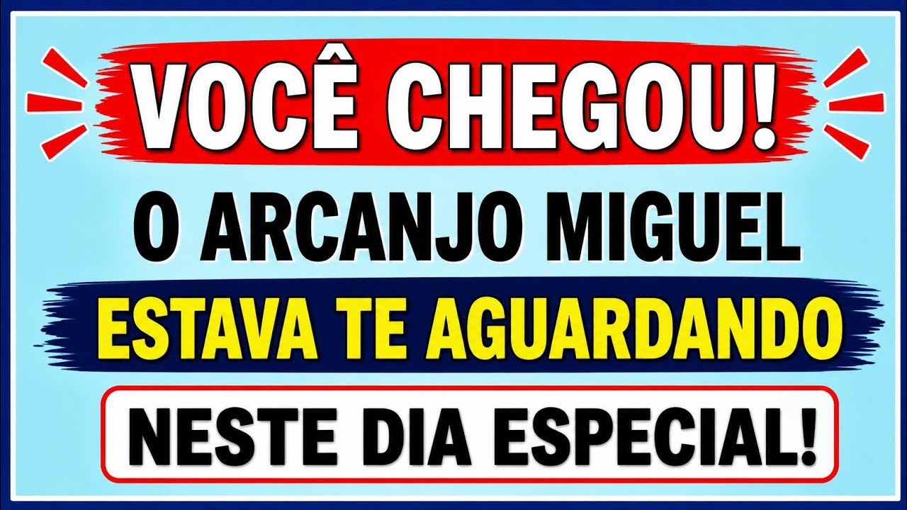 🥰 Por que? O Arcanjo Miguel está FELIZ por você tê-lo encontrado hoje—não é acaso